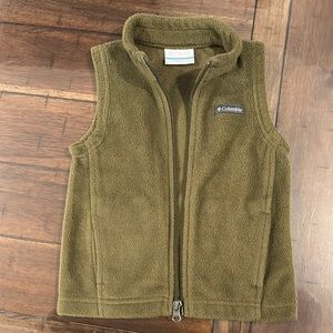 Columbia Green Fleece Vest